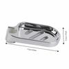 Clip-on Design Soap Holder ABS Soap Tray Shower Rod Soap Dish  Bathroom Shower Kitchen Sink