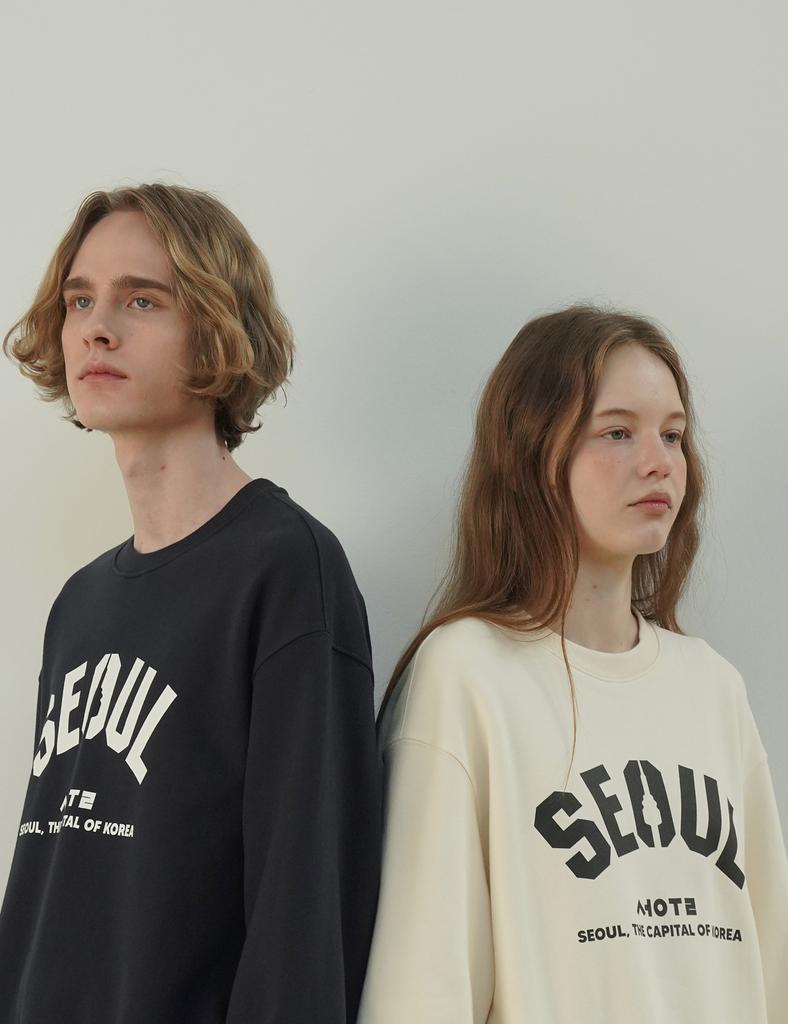 ATTENTIONPLUS K-Culture Unisex Oversized Sweatshirt (Seoul)