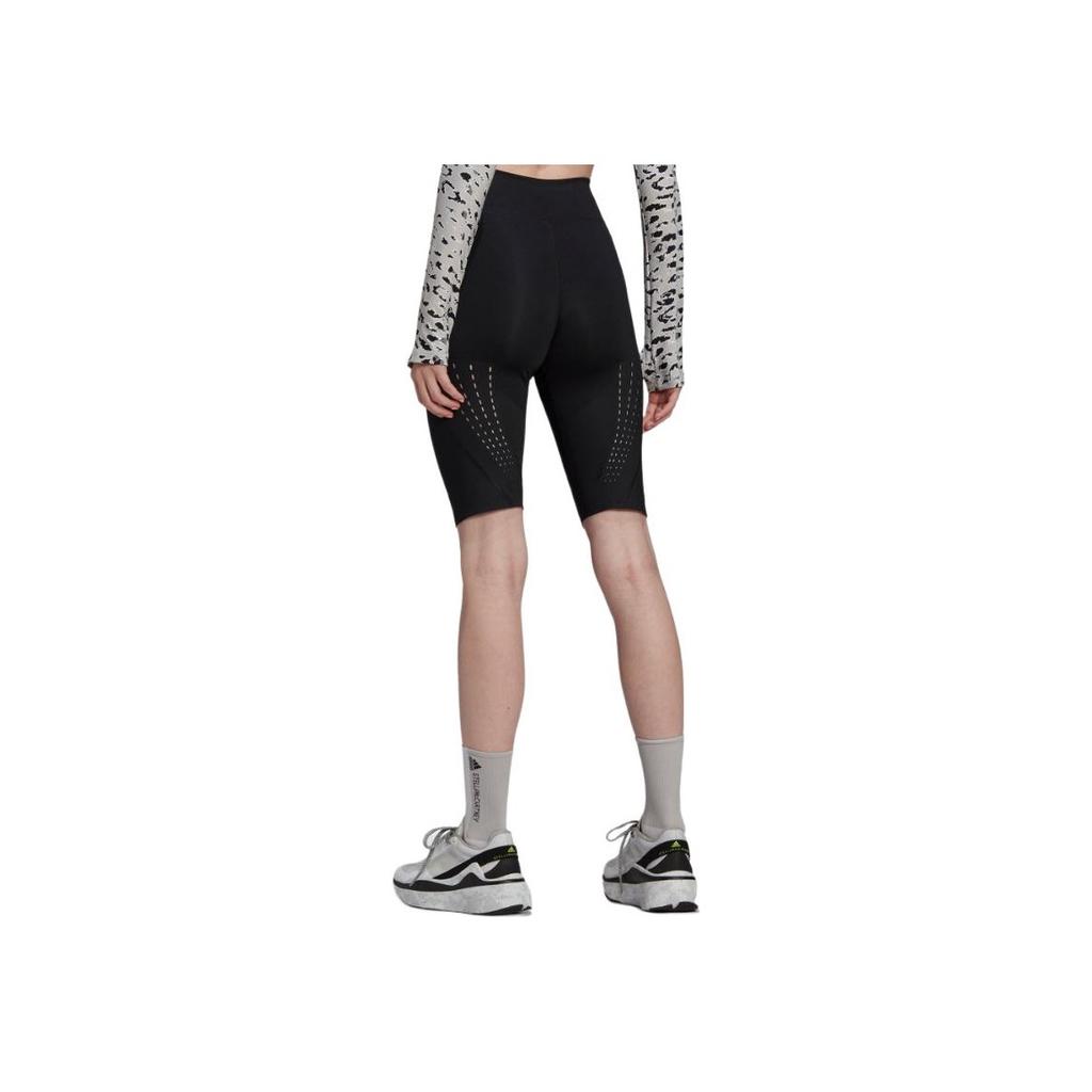 Adidas Alphabet Print Sports Shorts Women Bottoms Black HD9107