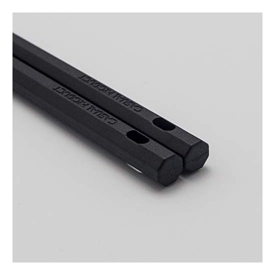 CASUAL PRODUCT Easy-Grip Silicone Cooking Chopsticks RD, Octagonal, Ergonomic, Non-Slip, Dishwasher 