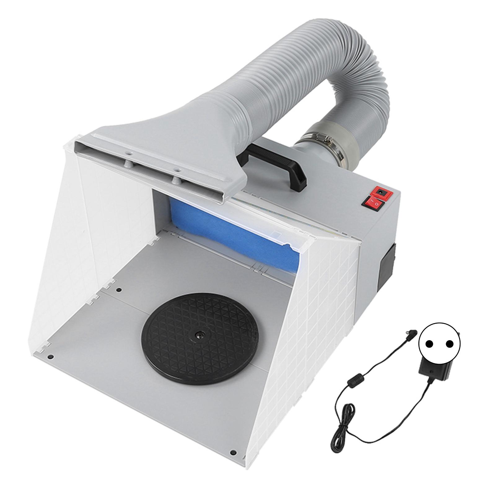 

Аэрограф, покрасочная камера с поворотным столом, складной набор экстракторов выхлопных фильтров для покраски моделей EU Plug 50HZ