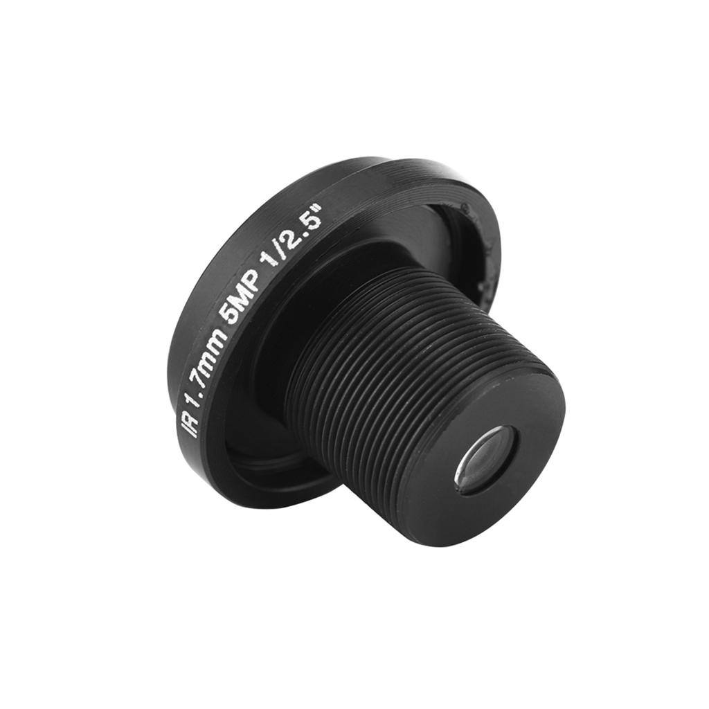 5MP HD Fisheye Security Camera Lens 1.7mm Focal Length 185 Degrees CCTV Lens for Fisheye Security Cam