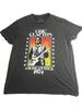 Eric Clapton American Tour 1974 T Shirt Mens XL Black Double Sided Graphic Tee Unisex T-Shirt