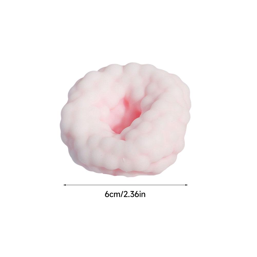 Realistic Mochi Texture Slow Rebound Stress Ball Soft Sensory Fidget Toy Stress Relief Toy for Adults Kids Gift