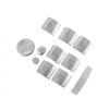 11pcs Silver Car Left Door Window Lift Button Cover For BMW 3 Sereis E90 2005-12