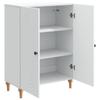 Sideboard White 66 x 34.5 x 90 cm Particleboard