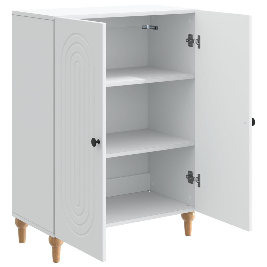Sideboard White 66 x 34.5 x 90 cm Particleboard