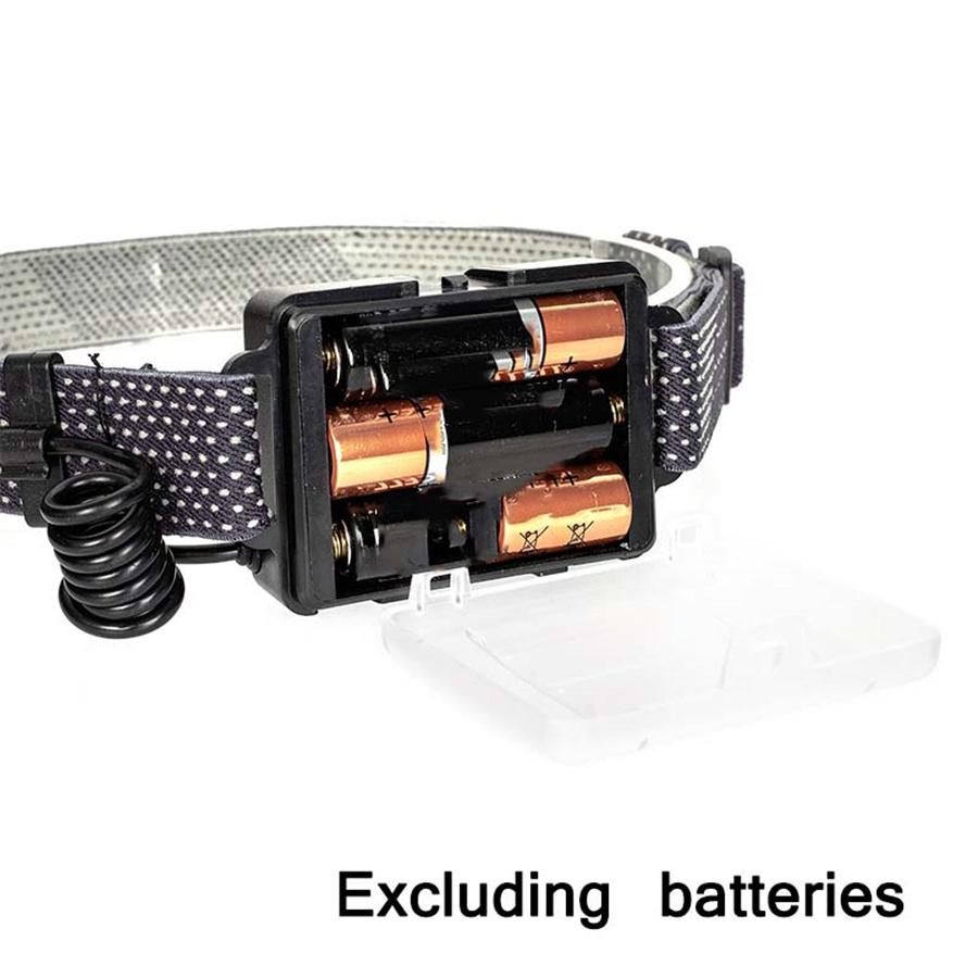 LED Headlamp Headlight Torch Flashlight Work Light Bar Head Band Lamp 3 Modes Battery powered