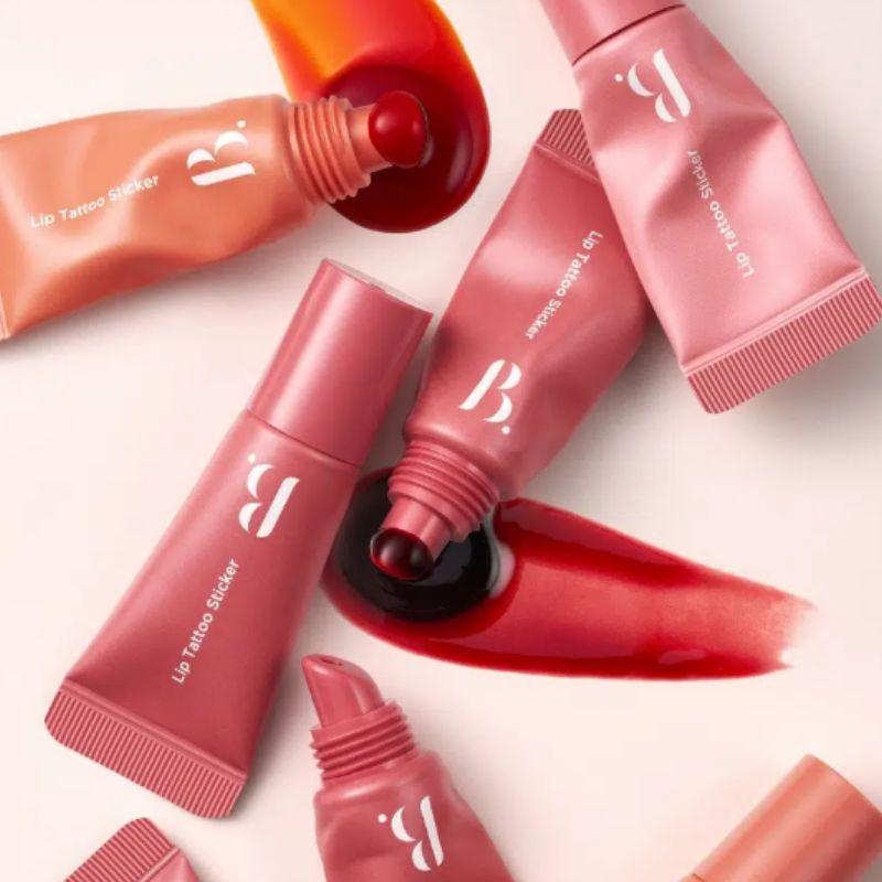 Boncept Lip Tattoo Sticker 8g Long Lasting Peel-Off Lip Tint Pack Korean Lip Color