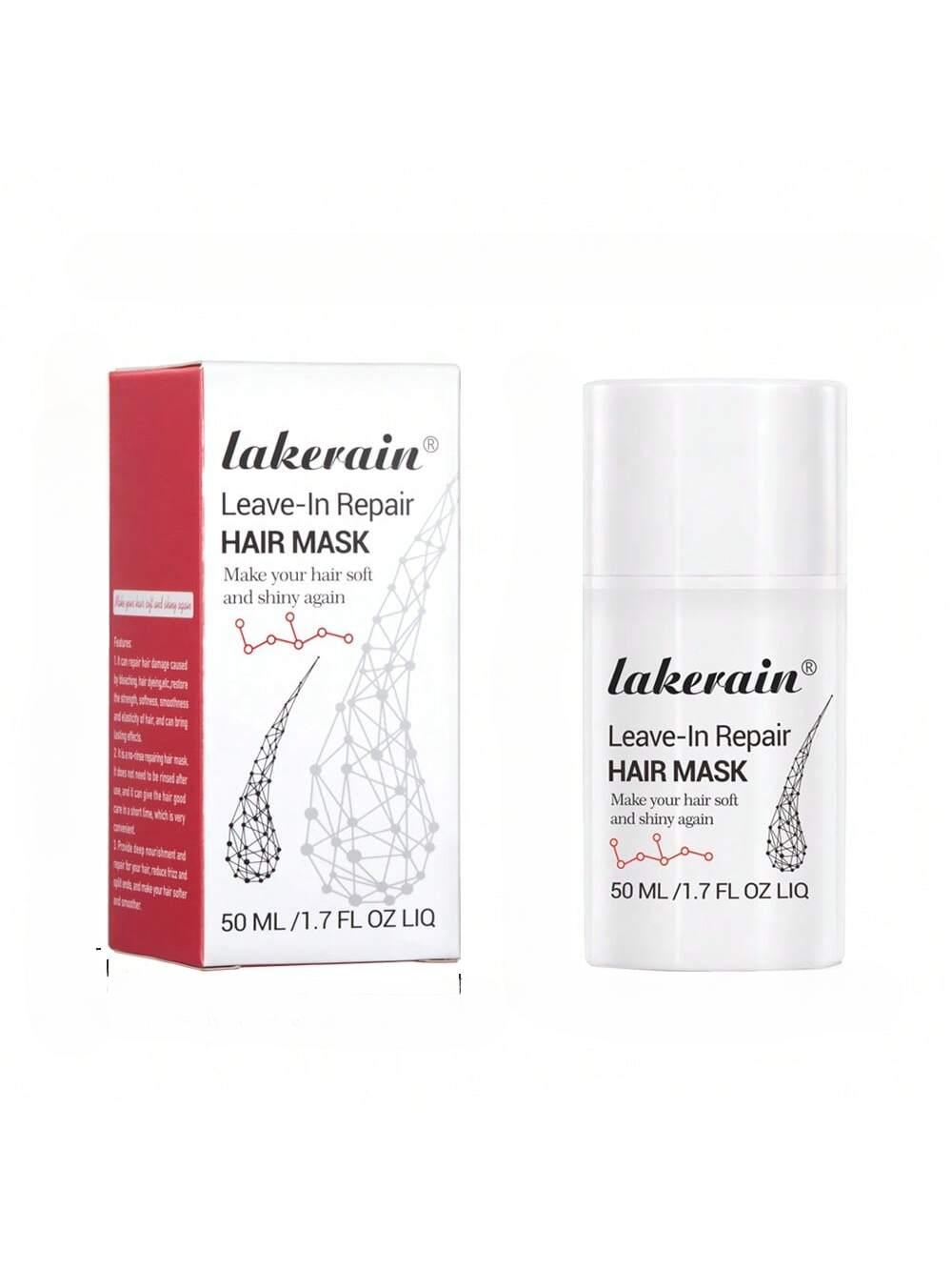 

Маска для волос без мытья, питательный и увлажняющий уход за волосами, качество мягких и гладких волос, без вреда для волос белый