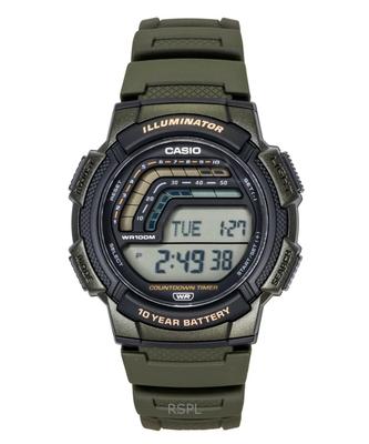 Digitale Harzarmband Quarzuhr WS-1800-3AV 100M Herrenuhr