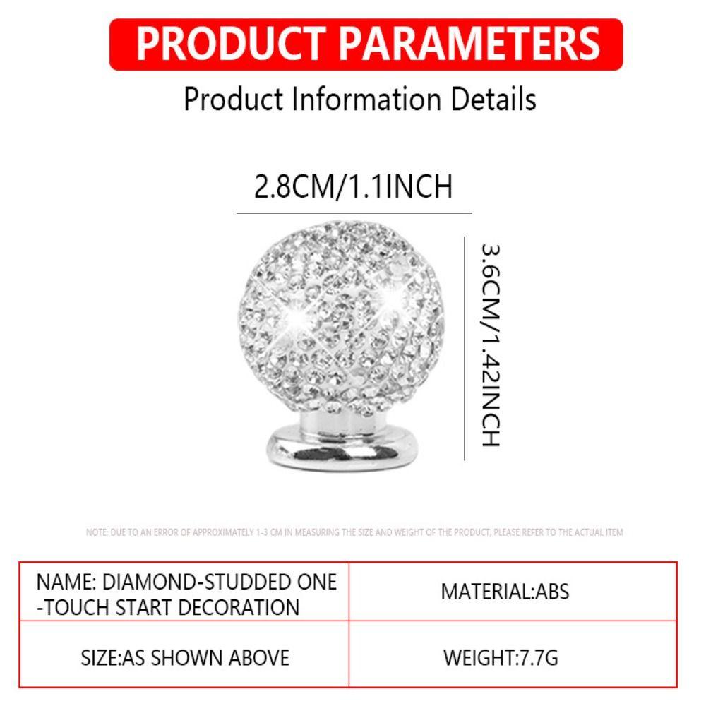 Decorative One-Touch Button Rocker Push To Start Car Joystick Starter Car Fragrance Ornament