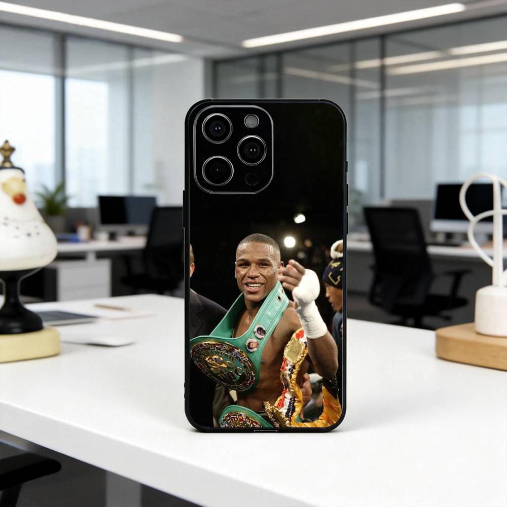 Boxing F-Floyd M-Mayweather-FM Phone Case For iPhone 17, 16,15,14,13,12,11 Plus,Pro Max, Others Soft Black Cover