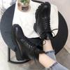 Foreign trade large size platform Martin boots women's British style 2025 autumn and winter new boots locomotive women's boots fashion short boots w