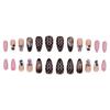 Fashionable French False Nail Pink Gradient Pattern Lightweight ABS Material Easy Application Nail Decoration