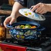 Korean Ceramic Casserole Creative Drum-shaped Stew Pot Spodumene Saucepan Kitchen Pan Home Cookware Cooking Tools Clay Pot