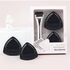 ZOREYA - Set of 3: Triangle Powder Puff + Makeup Brush