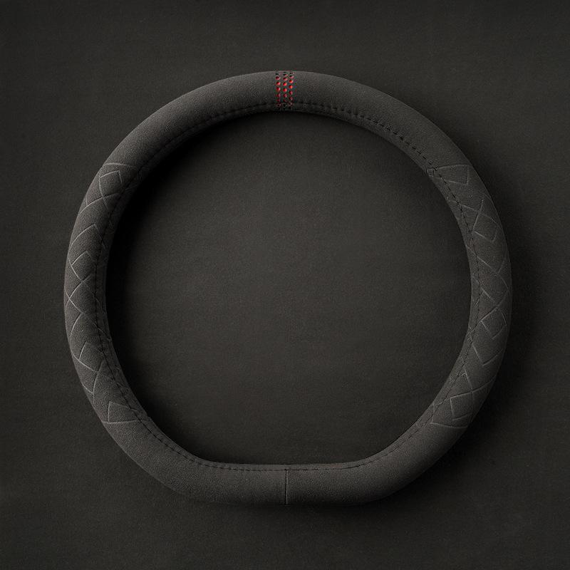For Land Rover Defender Discovery Range Rover Sport Velar Evoque Steering Wheel Grip- 38cm Suede Non-Slip Breathable