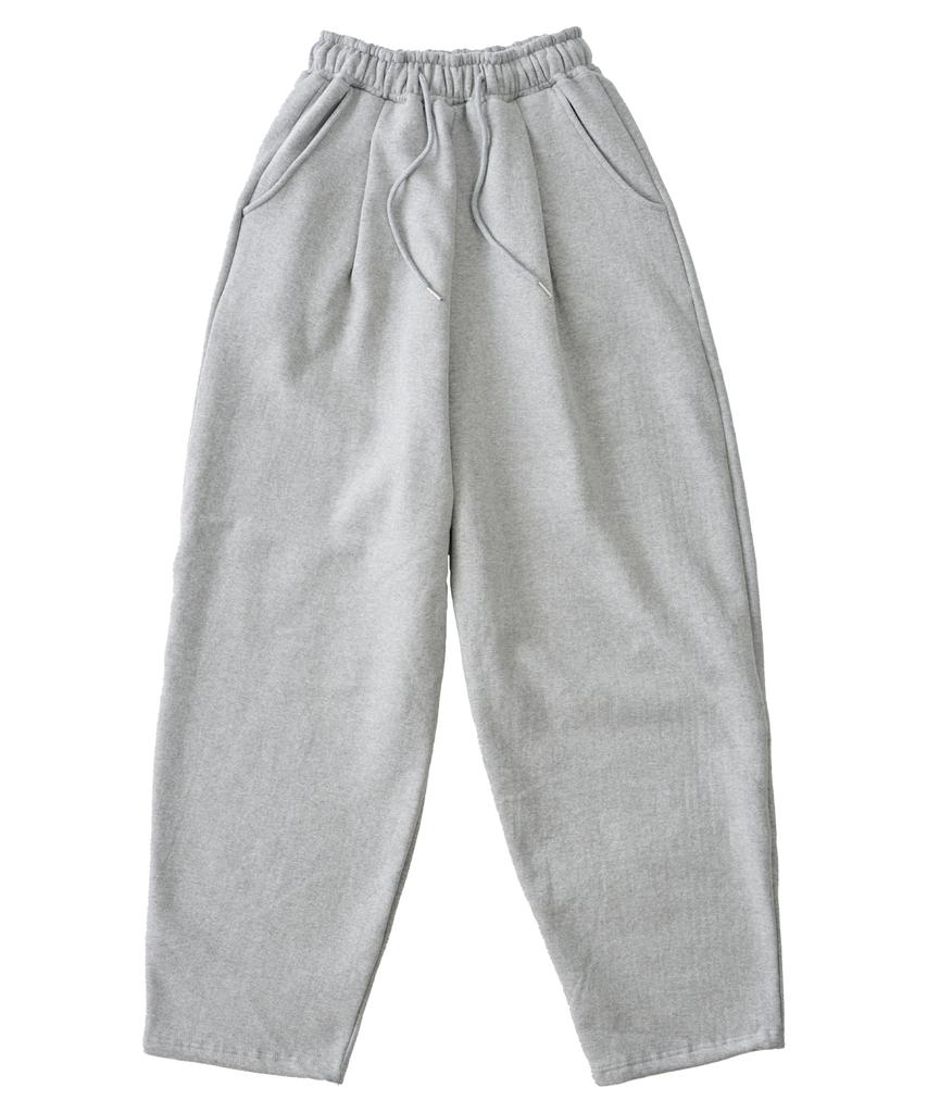 ANALOG MOOD Soft Curved Brushed Sweatpants (Gray)