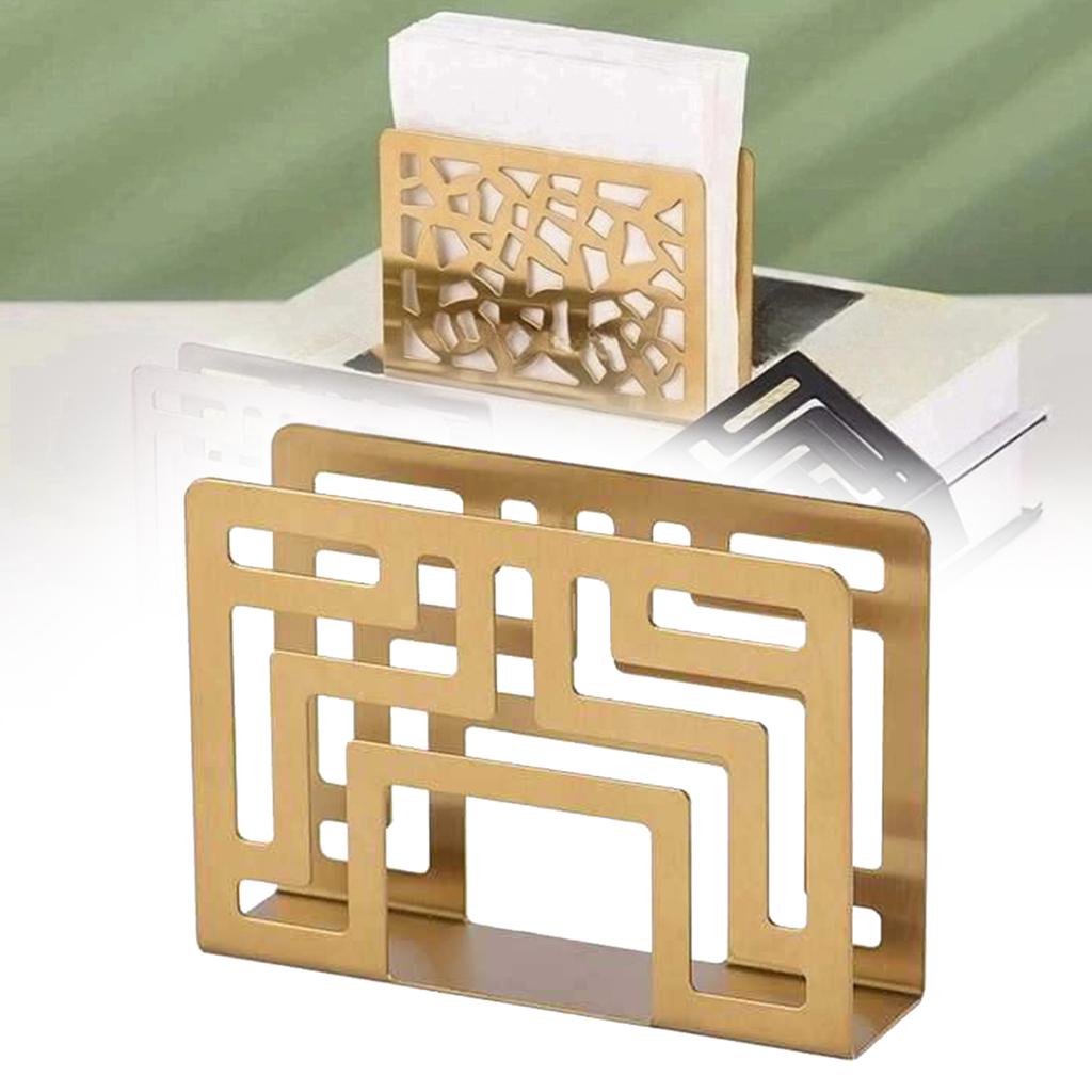 Držák na ubrousky z nerezové oceli Stojan na ubrousky Stojan na ubrousky Uskladnění ubrousků pro výzdobu kuchyňského stolu v restauraci