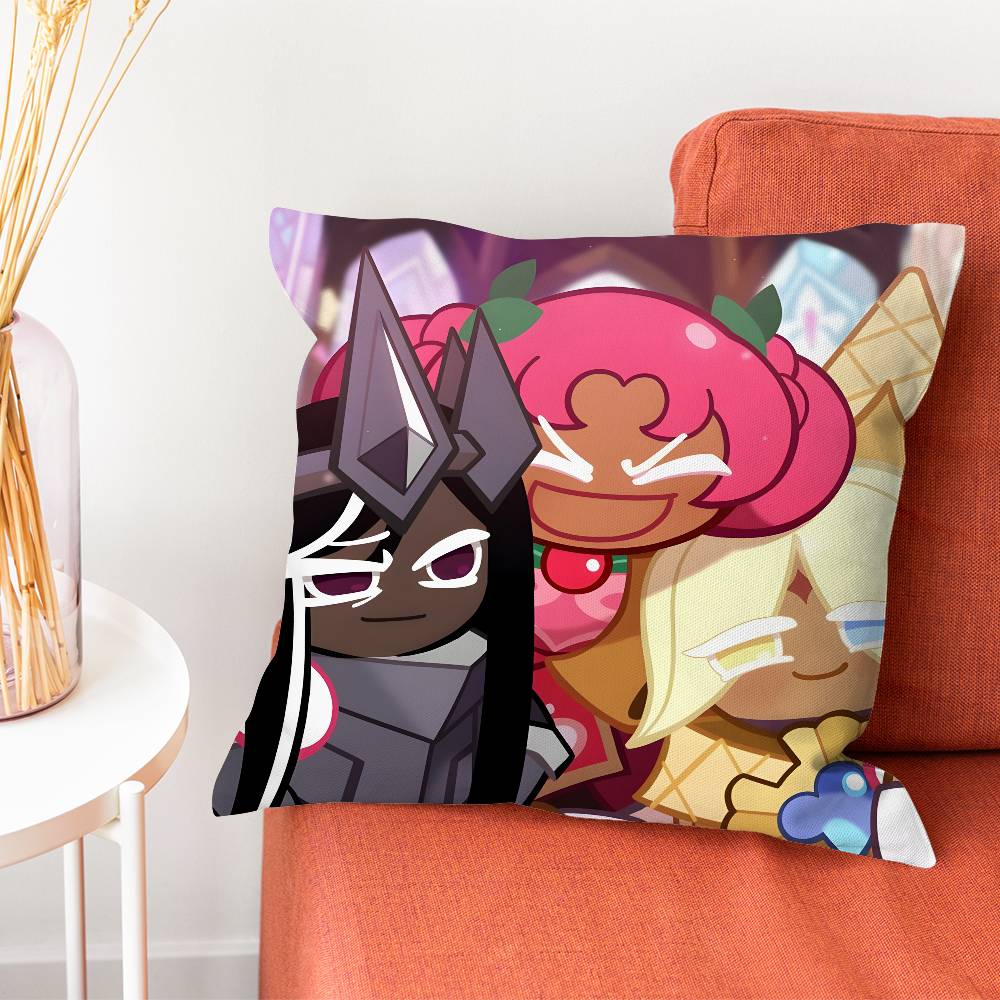 

C-Cookie Run Kingdom Pillow Case Pillow Case Living Room Sofa Cushion Cover Suitable For Home Bedroom Room Decoration 12x12Inch