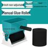 Compact Manual Glue Roller for Wood, Wallpaper, and Cardboard - Small Laminating and Gluing Tool