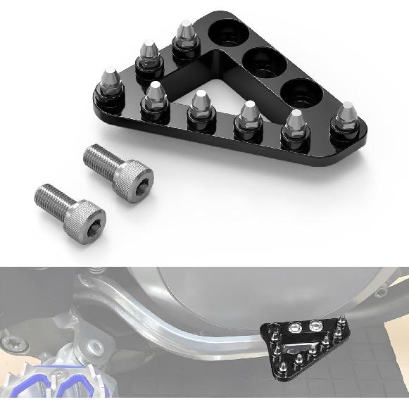 

NICECNC Motorcycle Brake Rear Brake Pedal Plate Tip Compatible with KTM 85-500 2004-16 (not 2016 125/150SX, 2016 SXF/XCF) 690 Enduro R 2008-23 690 чёрный