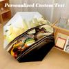 8‑Rib Automatic Umbrella, The Bad Guys Design Foldable Umbrella for Sun Rain Protection Travel