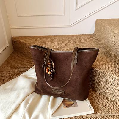 Maillard Tragetasche im Retro-Stil neue Herbst- und Winter-Pendeltasche vielseitige Mode Damenhandtasche mit großem Fassungsvermögen Umhängetasche