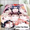 Custom Name K-pop Stars Unite Blanket  Ideal Bedding Blanket Perfect for Travel, Camping, Living Rooms, Offices, Sofas, Fan Christmas gift