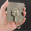 Heavy Duty Wall Hooks, No Drill Suction Cup Hooks, Strong Hanging Hooks for Bathroom Kitchen Towel Robe Keys Storage