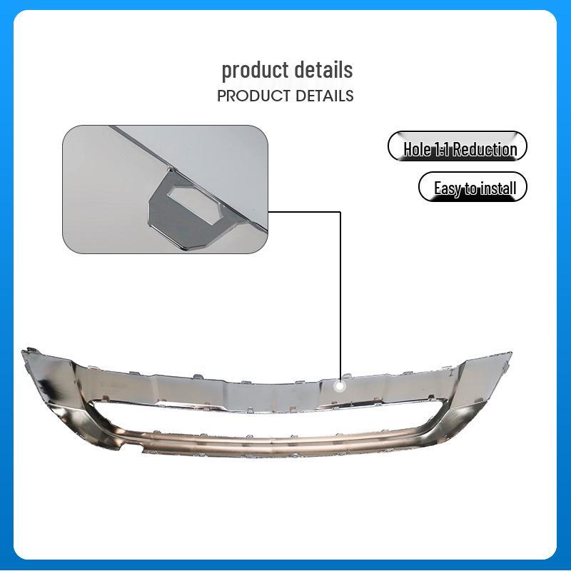 Pannello Decorativo Cromato per Paraurti Anteriore Mercedes GLE W166 (GLE350/400) - Parte 1668857122