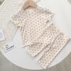 Kids' Summer Airy Pajama Set – Short-Sleeved, Two-Piece Outfit for Boys and Girls, Indoor/Outdoor Wear
