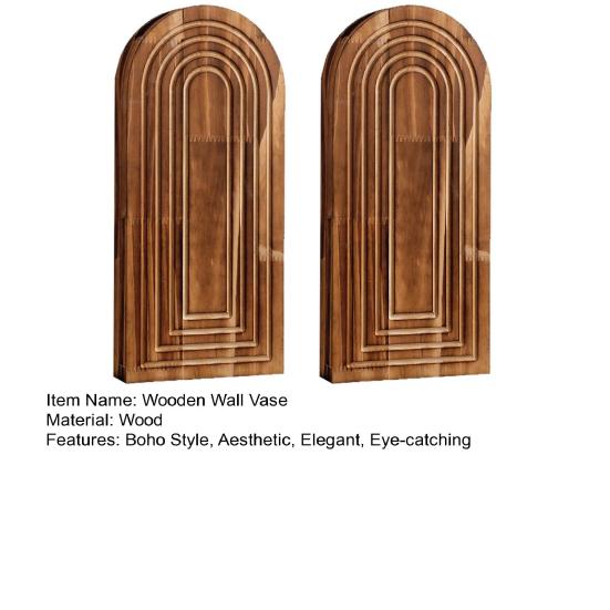 Väggvas i trä Boho Väggbonad Planterare Farmhouse Väggkonst Dekor för Entré Hall Badrum Vardagsrum Matsal Smala Utrymmen