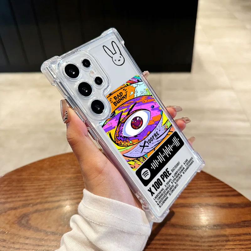 

Bad Bunnys Album X 100 PRE Phone Case For Samsung Galaxy S25 FE S26 S24 S23 S22 S21 S20 Ultra S26 Plus S25FE 5G Soft Clear Cover Galaxy S26 Plus