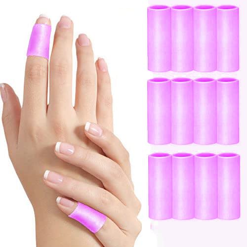 Mcvcoyh Gel Finger Sleeves (8-Pack) Finger Protection Caps, Waterproof Protective Finger Stickers, Bond Wraps, Ointment Covers