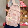 Schoolbag Mori small fresh bow schoolbag female junior high school student cute backpack advanced sense lightweight large capacity backpack