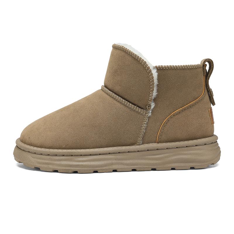 Men s new winter casual fashion anti slip wear-resistant thick soled high top cotton shoes plush comfort thick snow tide boots 41 4600₽