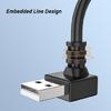 Efficient USB 2.0 Extension Cable 90 Degree Angled Cord  480Mbps Fast for Easy Access In Compact Areas