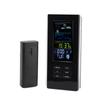 Wireless Weather Forecast Station Indoor Outdoor Thermometer Hygrometer Color Display Digital Temperature Humidity Monitor Alarm Clock Backlight