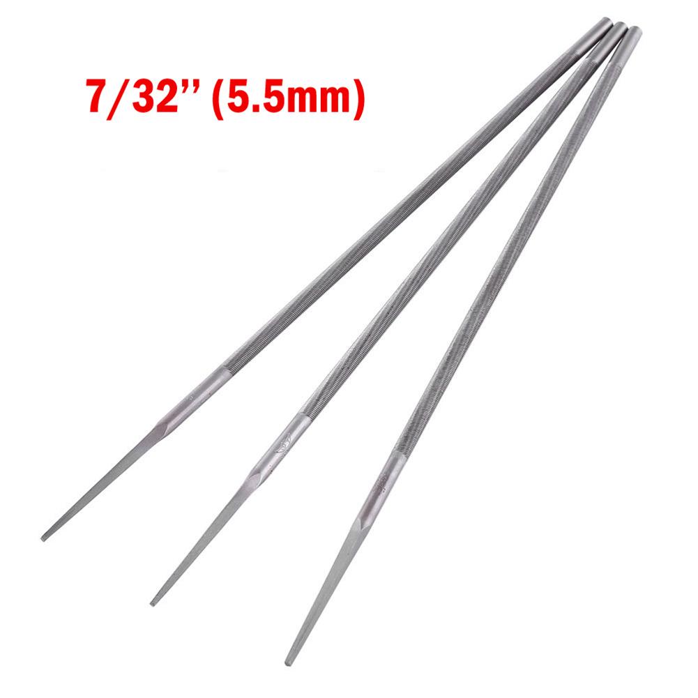 

3pcs Chainsaw Round Files for Chain Sharpening with 4 0mm 4 8mm 5 5mm Diameter for Use with Small and Large Chainsaws