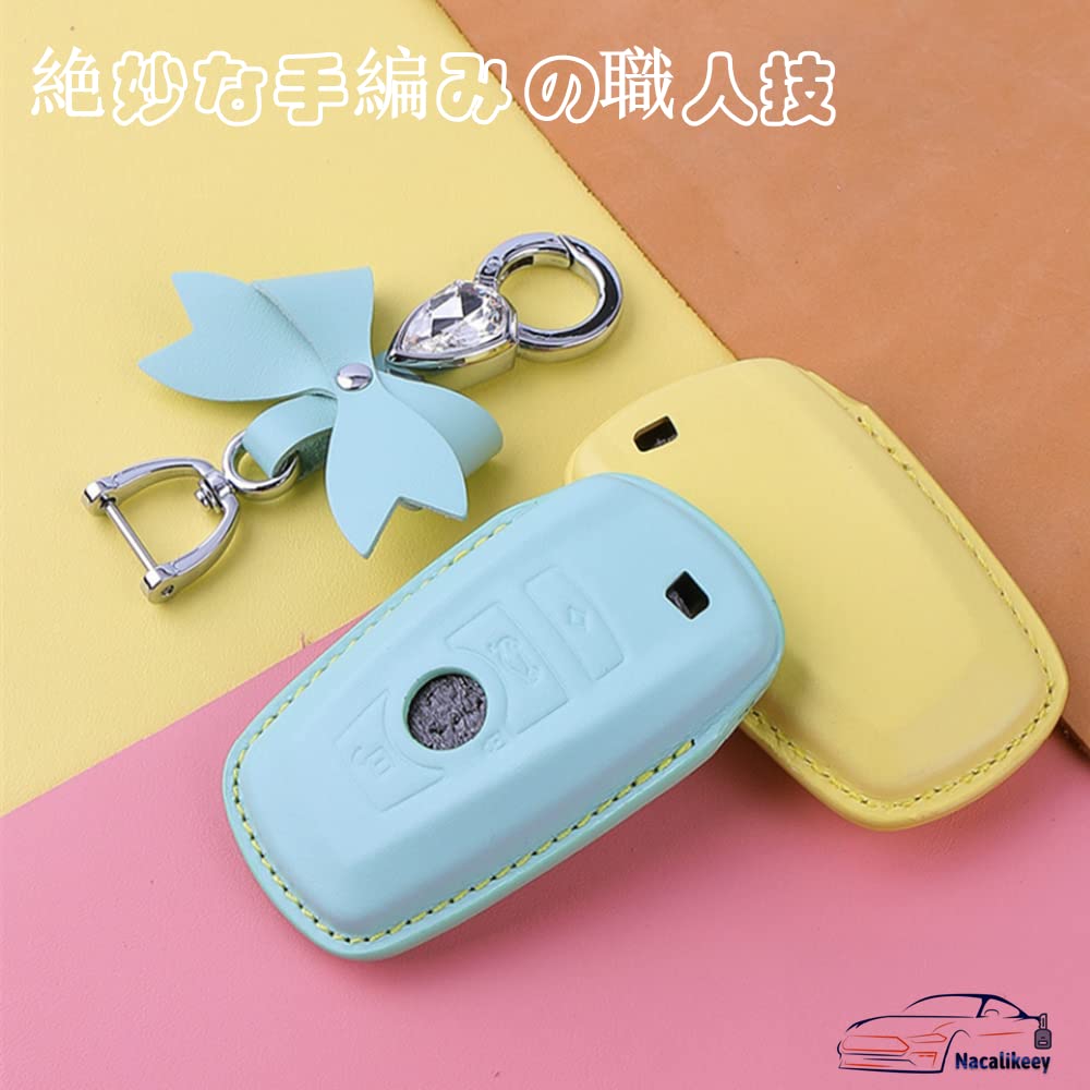 Smart Key Case Key Case Key Holder Leather Compatible BMW Key Case 1 3