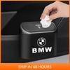 -Car Trash Bin Can Mini Auto Dust Organizer Interior Rubbish Bag For BMW 1 2 3 4 5 6 7 Series X1 X3 X4 X5 X6 325 328 F30 F35 F10