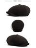 Men's Wool Felt Newsboy Cap: Herringbone Octagonal Beret for Fall/Winter