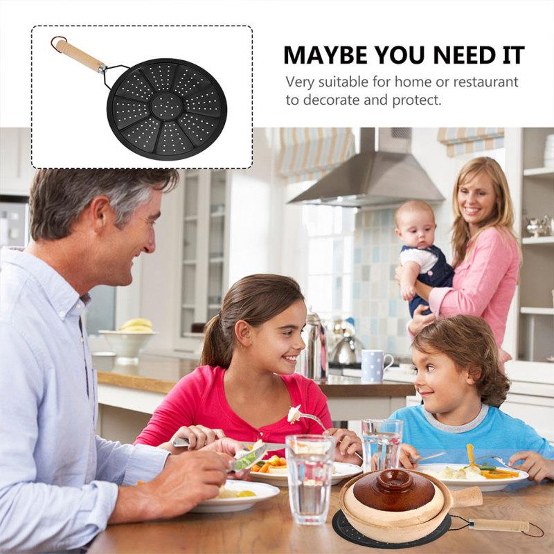 Insulation Pads Plate Induction Cooktop Stove Ring Tripod Iron Adapter Gas Stovetop Diffuser Pot Placemat for Home Kitchen