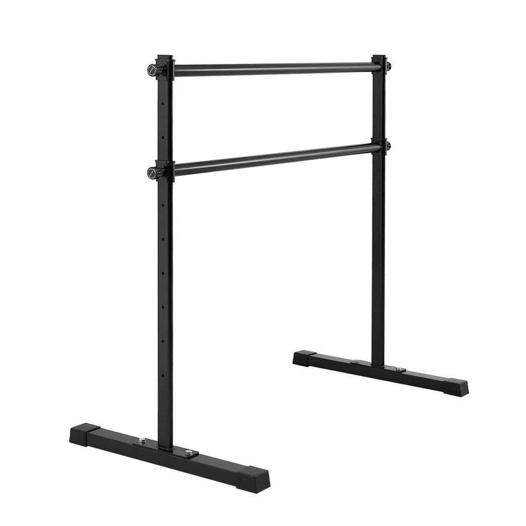 Barra de Ballet, Barra Doble para Casa, Barras de Ballet Portátiles Independientes para Estiramiento y Danza, Altura Ajustable, Antivibración, Gimnasio de Fitness, Estudio