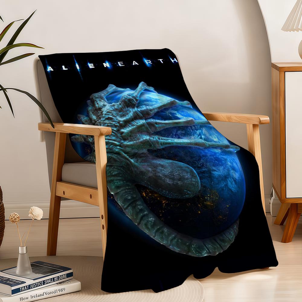 A-AlienS-ES E-EarthS-ES TV Blanket Throw Super Cosy Plush Living Room Sofa Couch Childish Birthday Gifts
