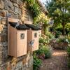 Bird Houses for Outside  Cedar Bird House Outdoor, Bluebird Finch Swallow Wren Chickadee Assembly Required