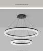 Light Luxury Italian Modern Chandelier - Grand Round Ring Nordic Lighting Fixture for Living Room or Hall