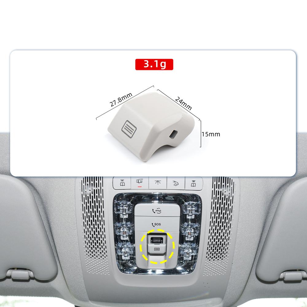 0009008938 Replacement For Mercedes Benz GLS GLE Class W167 After 2020 Car Power Sunroof Window Switch Buttons Cover